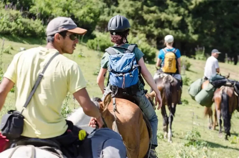 Horseback riding in Karakol