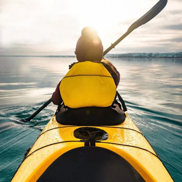 Kayaking on Issyk Kul Lake