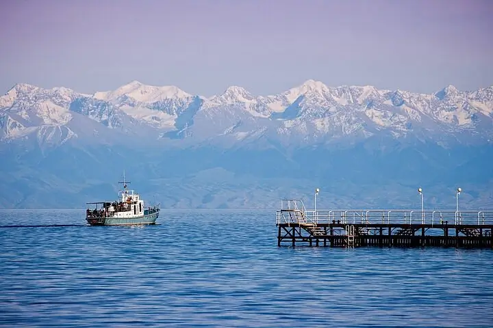 Boat Cruise on Issyk Kul Lake