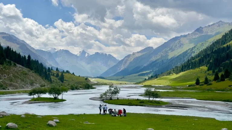 Turgen valley in Kyrgyzstan