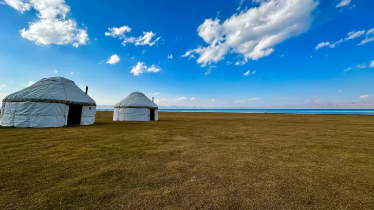 Yurts in Son Kul lake