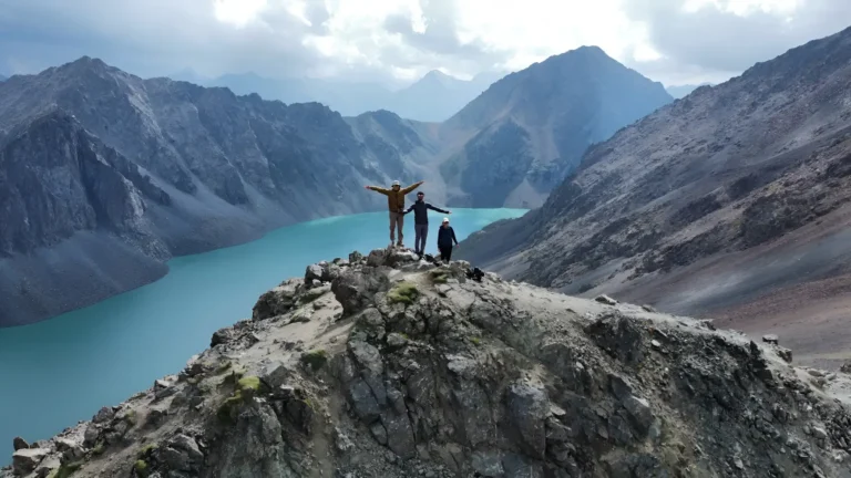 Ala Kul lake pass Kyrgyzstan