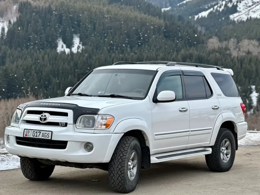 Toyota Sequoia White 1
