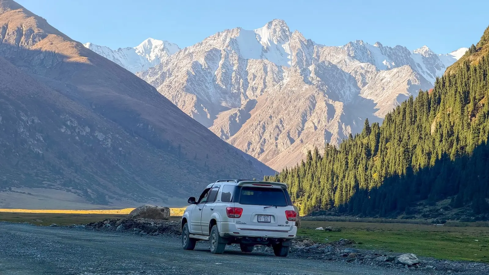 Exploring Turgen valley with our 4x4 1